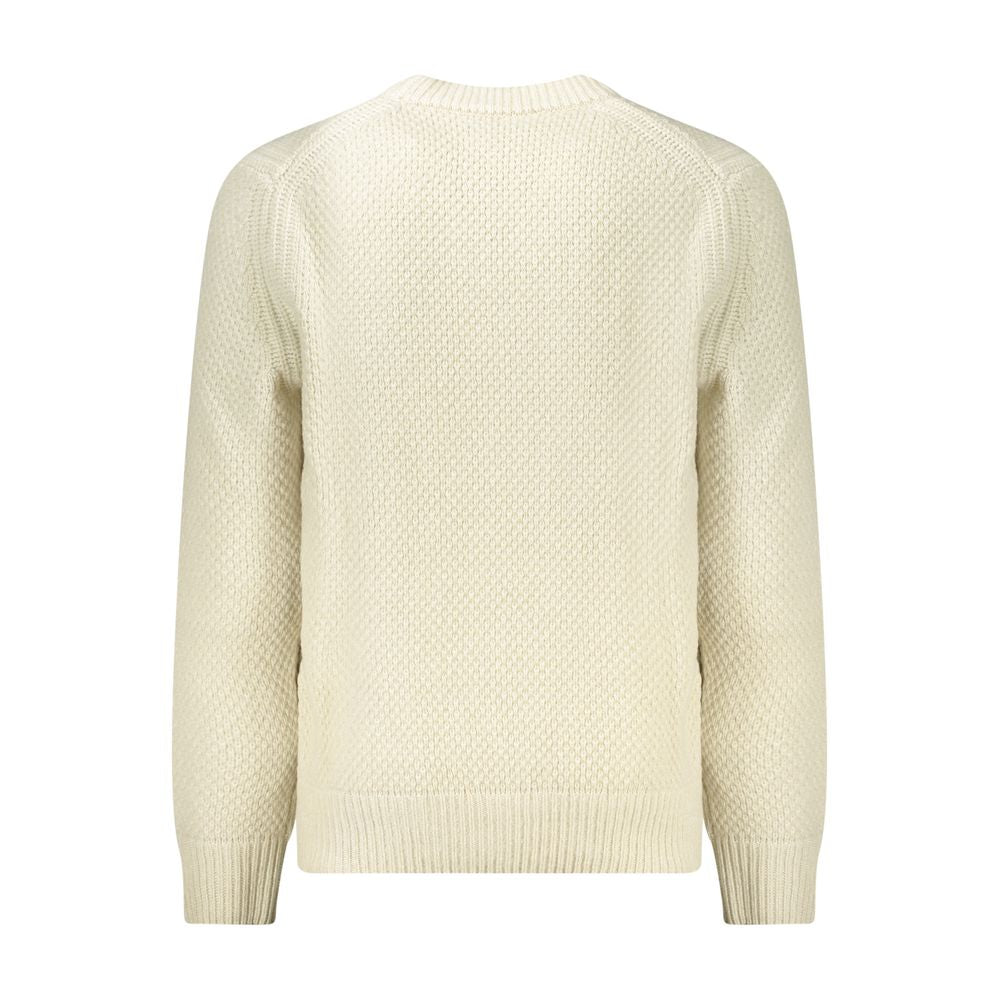 Pull homme en laine beige