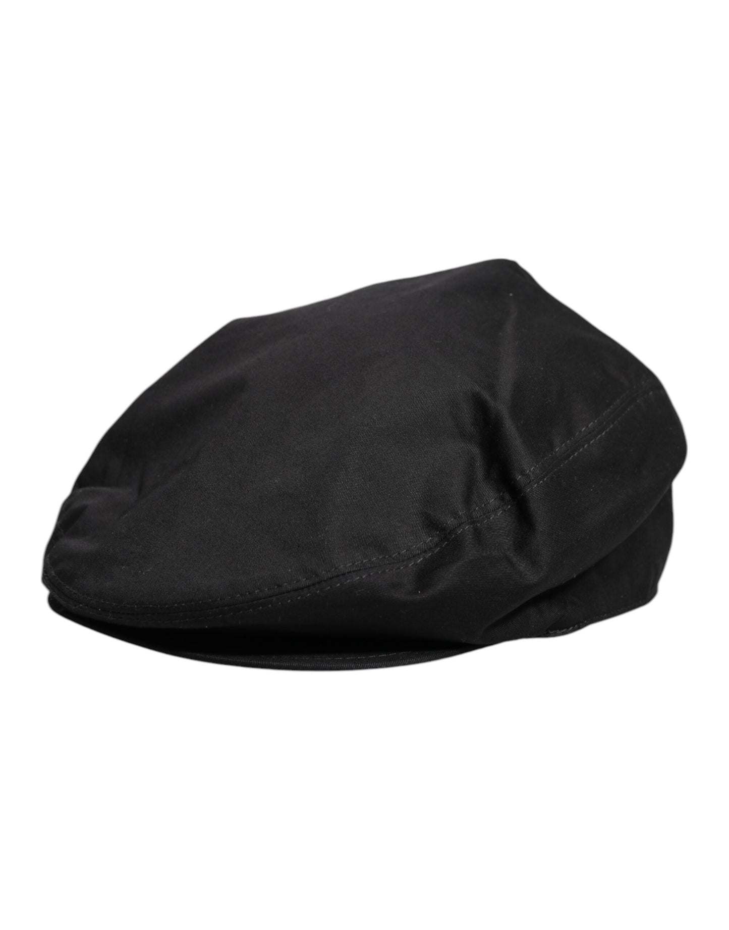 Gorro de taxista Capello Newsboy de algodón negro