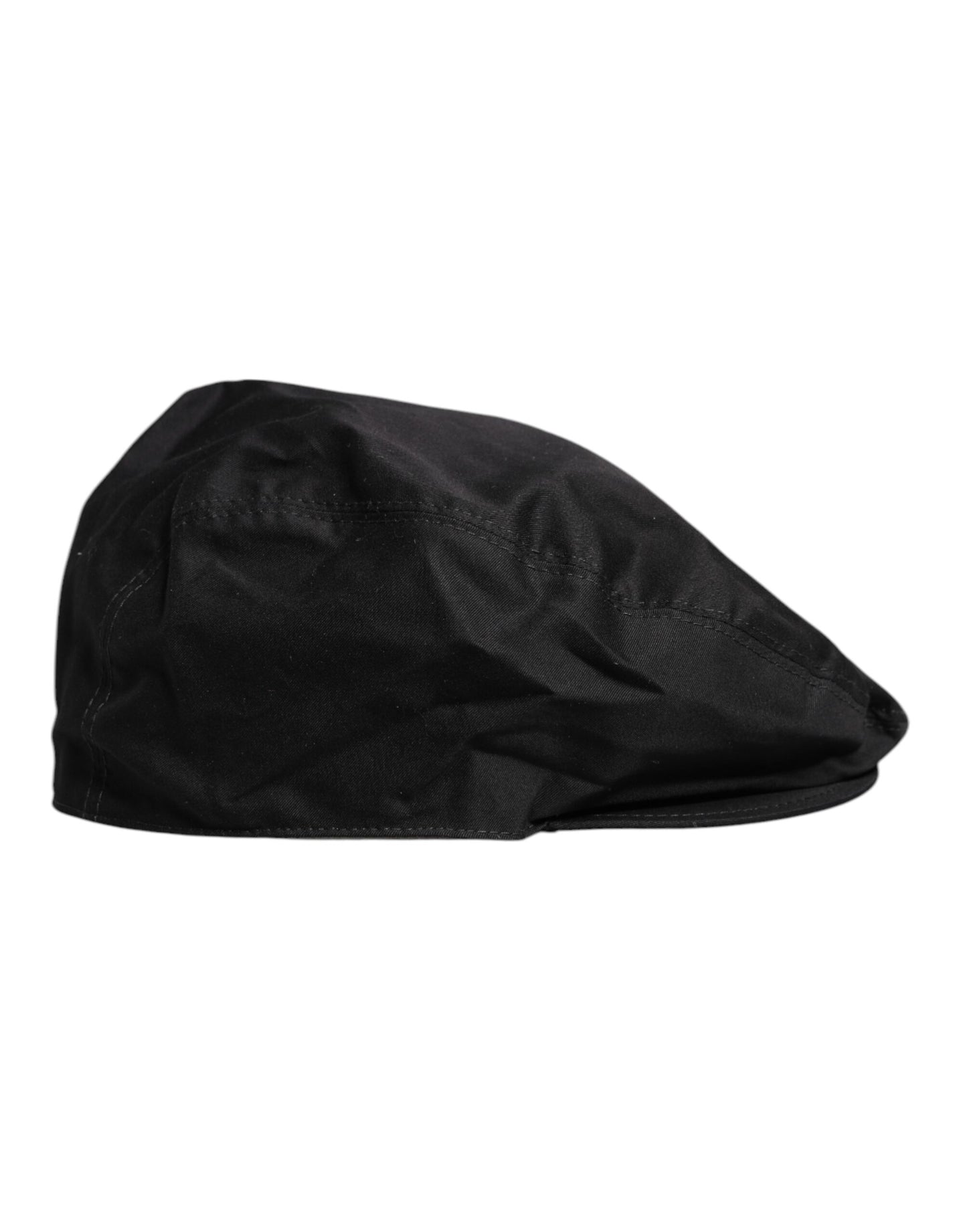 Gorro de taxista Capello Newsboy de algodón negro