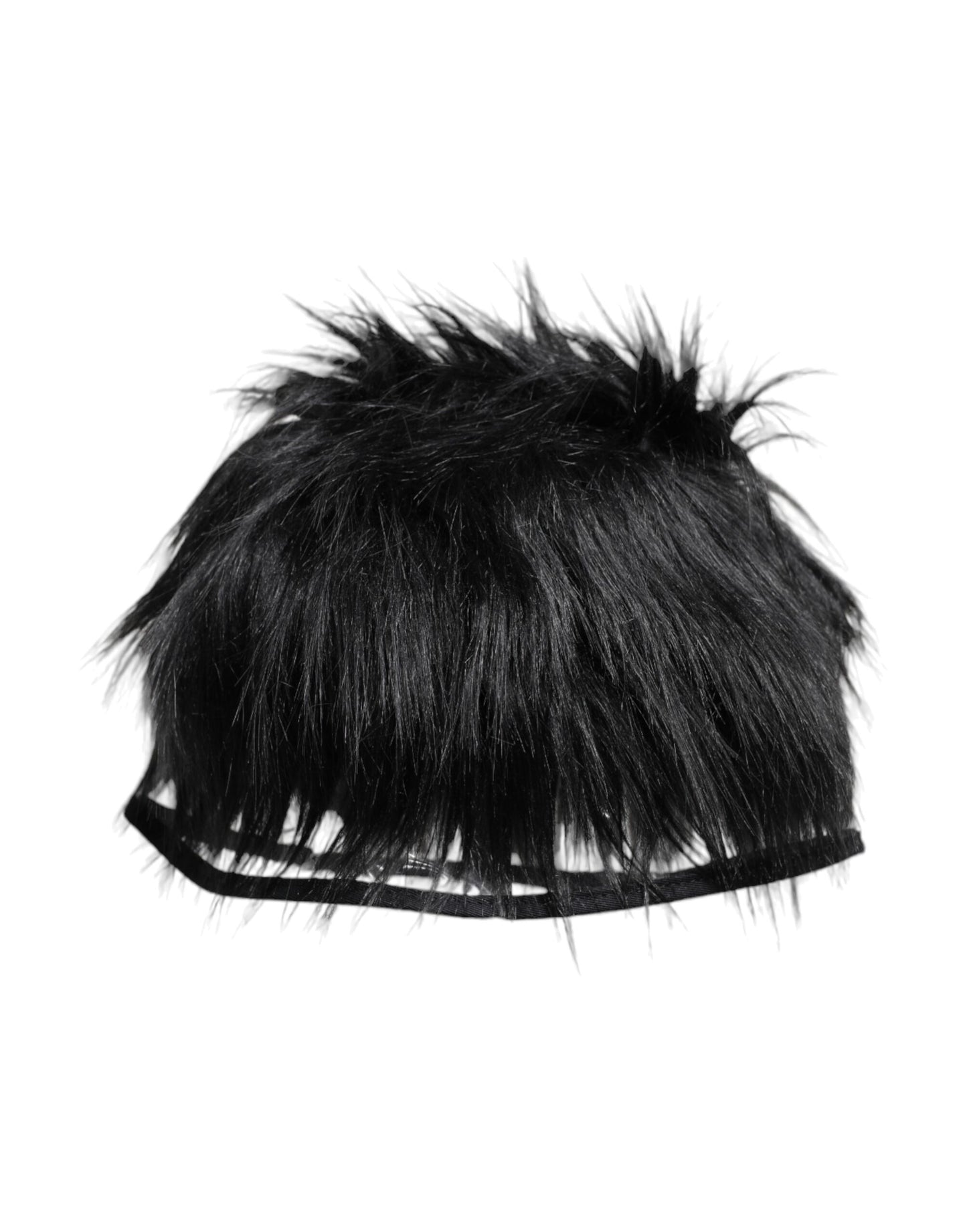 Bob en fausse fourrure noire
