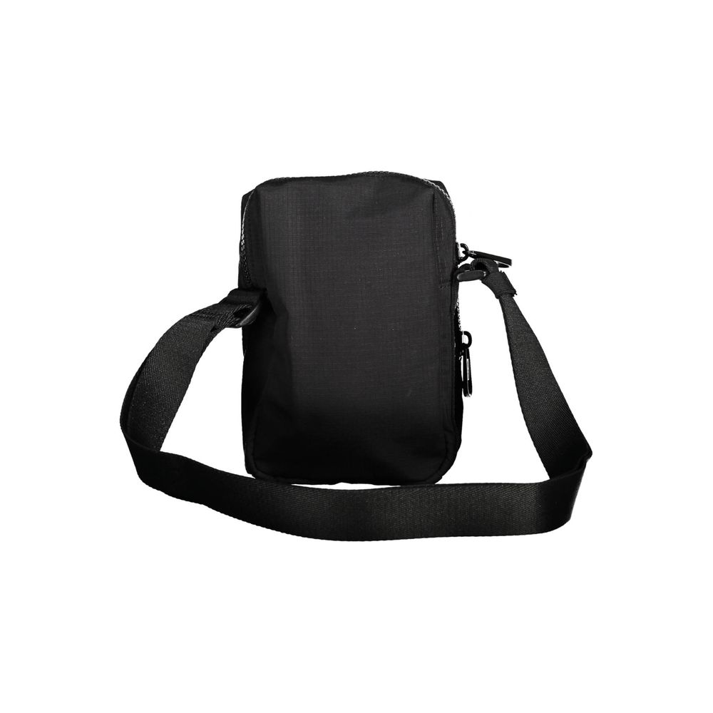 Bolso de hombro de nailon negro para hombre
