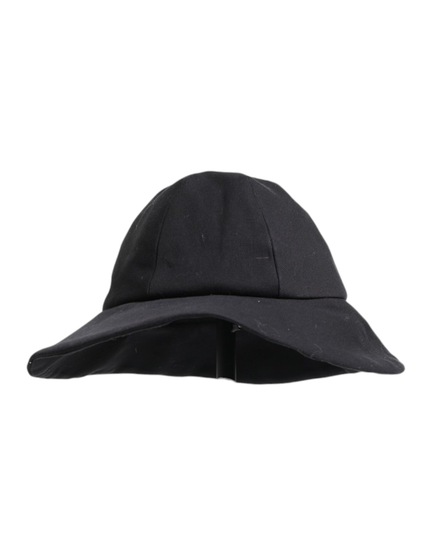 Chapeau bob à large bord en coton noir