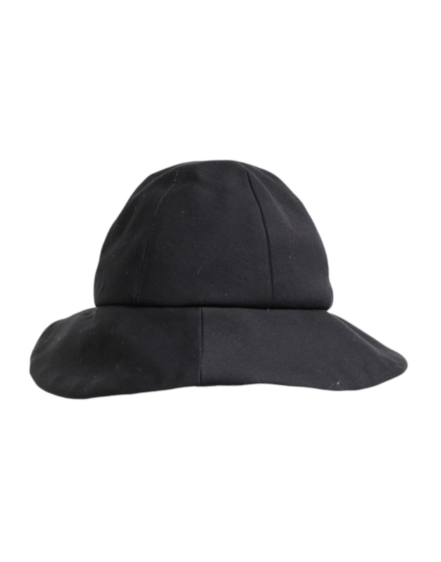 Chapeau bob à large bord en coton noir