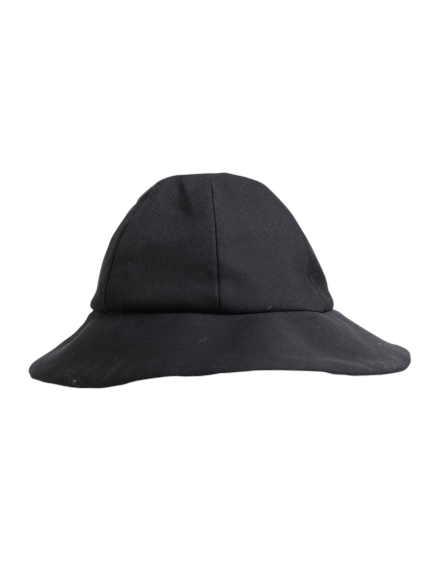 Chapeau bob à large bord en coton noir