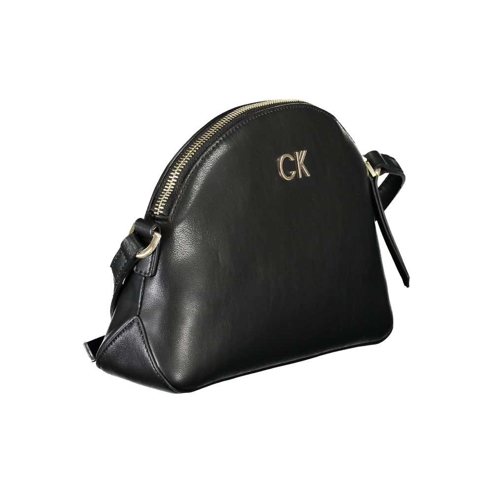 Sac à main en polyester noir