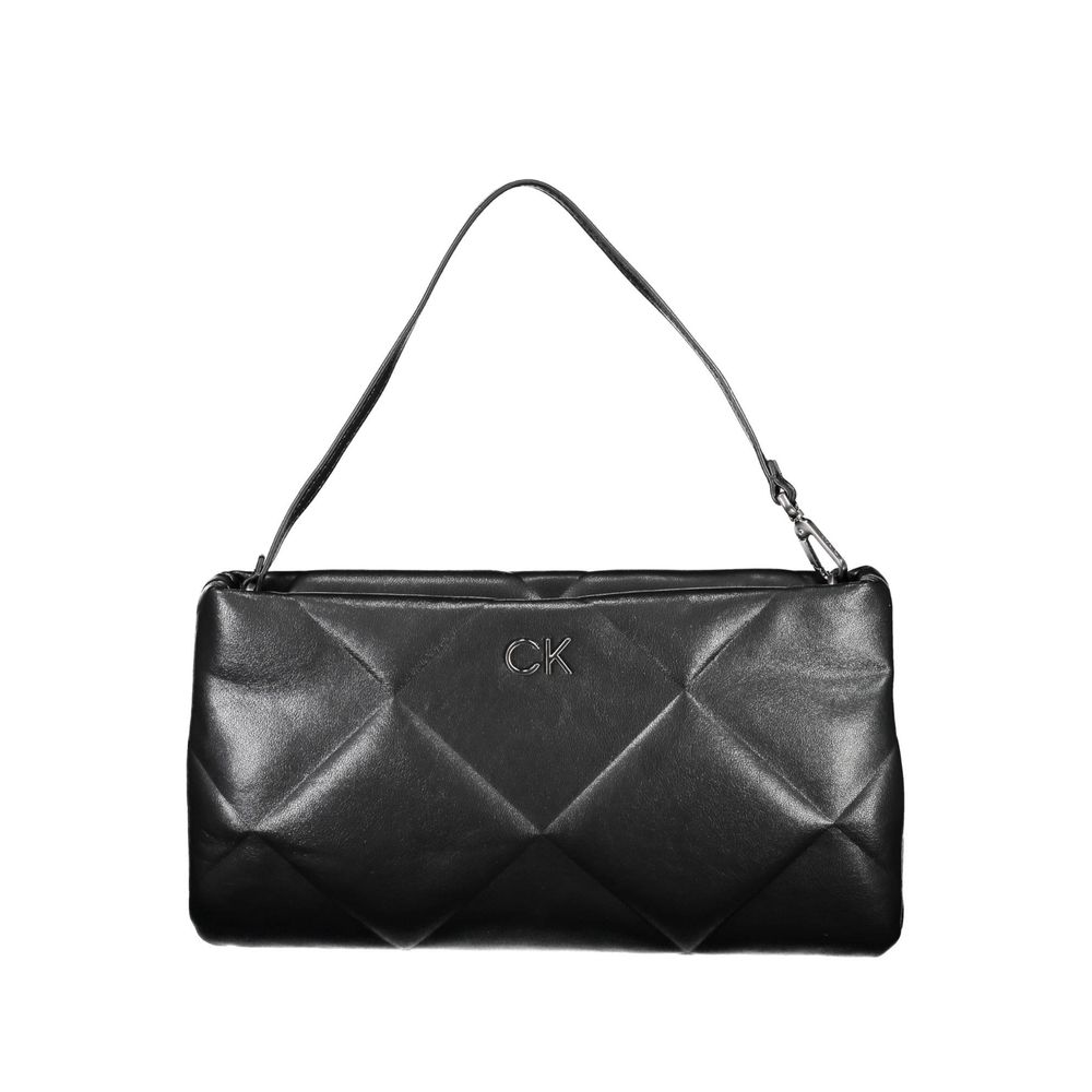 Sac à main en polyester noir