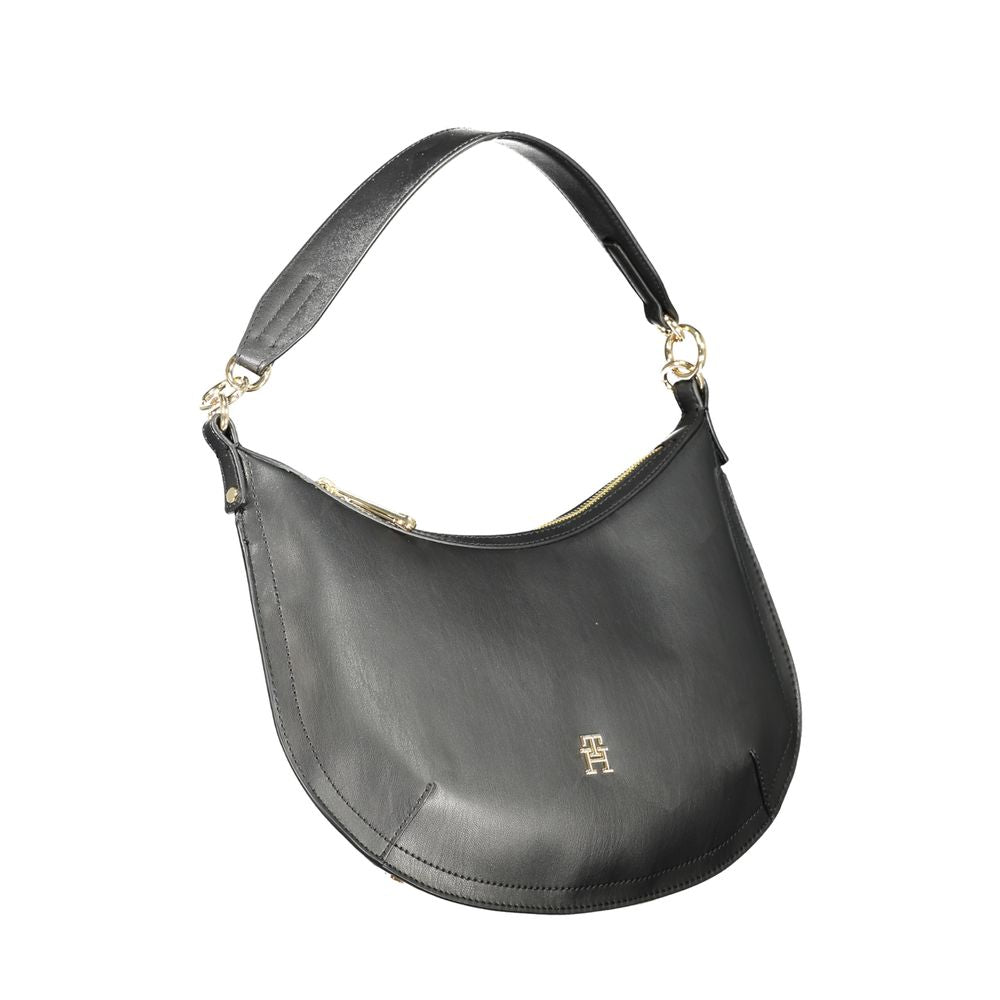 Sac à main en polyéthylène noir