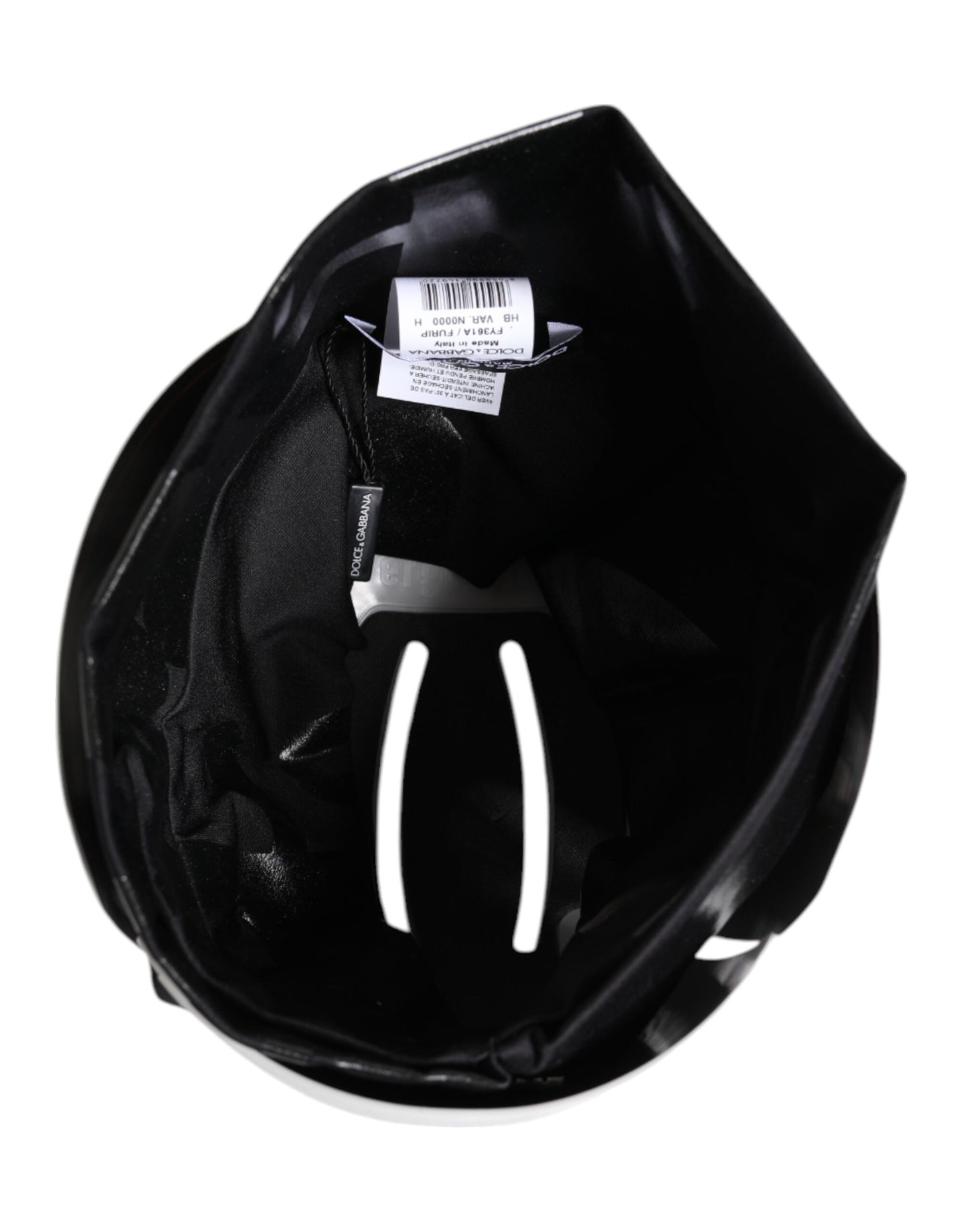 Black Nylon Stretch DG Logo Head Band Hat