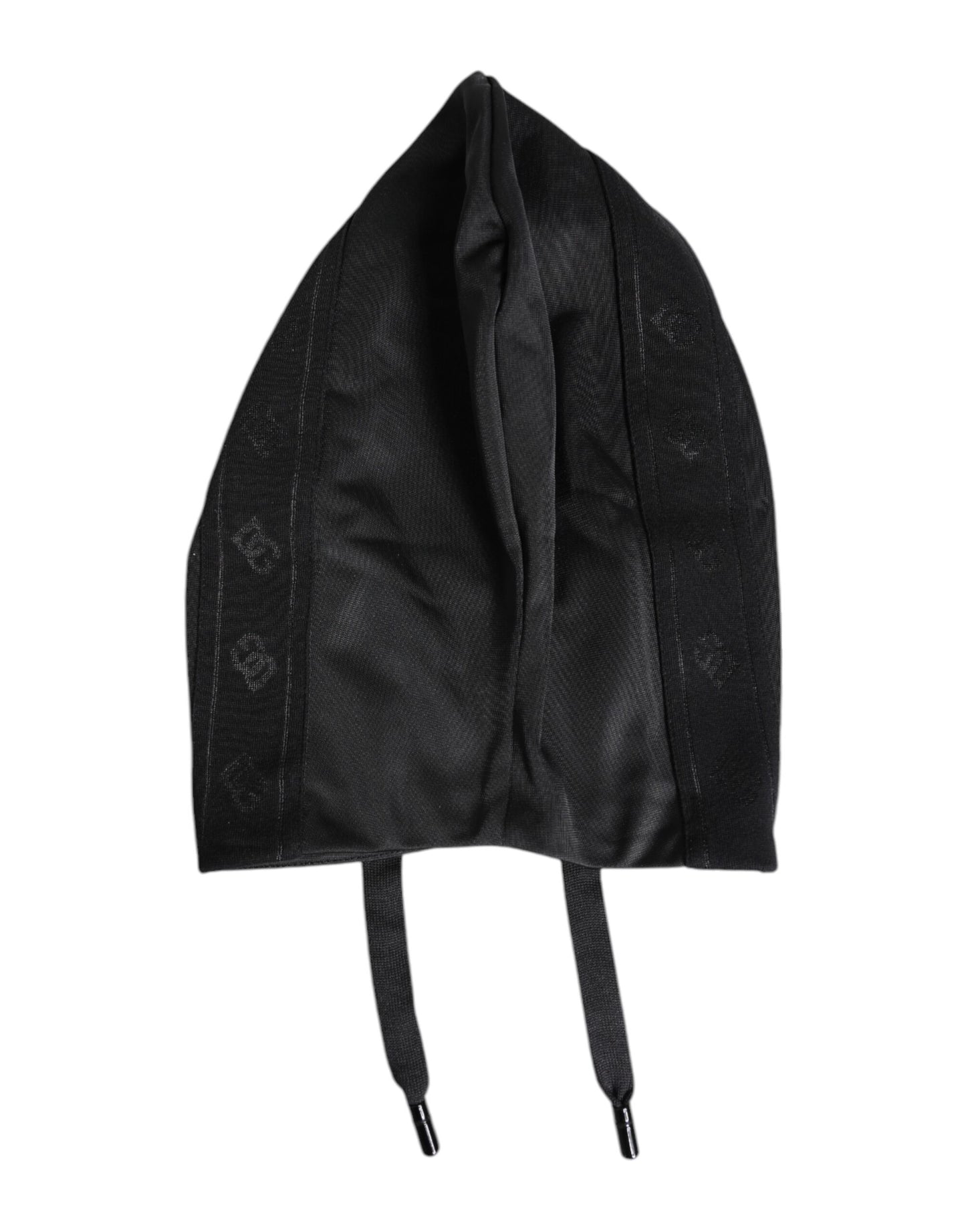 Chapeau enveloppant en polyester noir