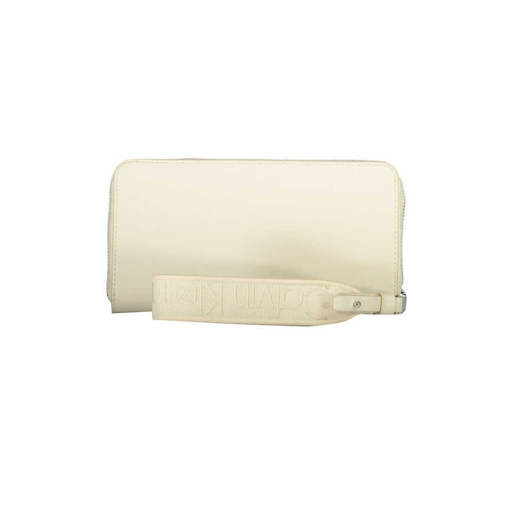 Cartera de polietileno beige