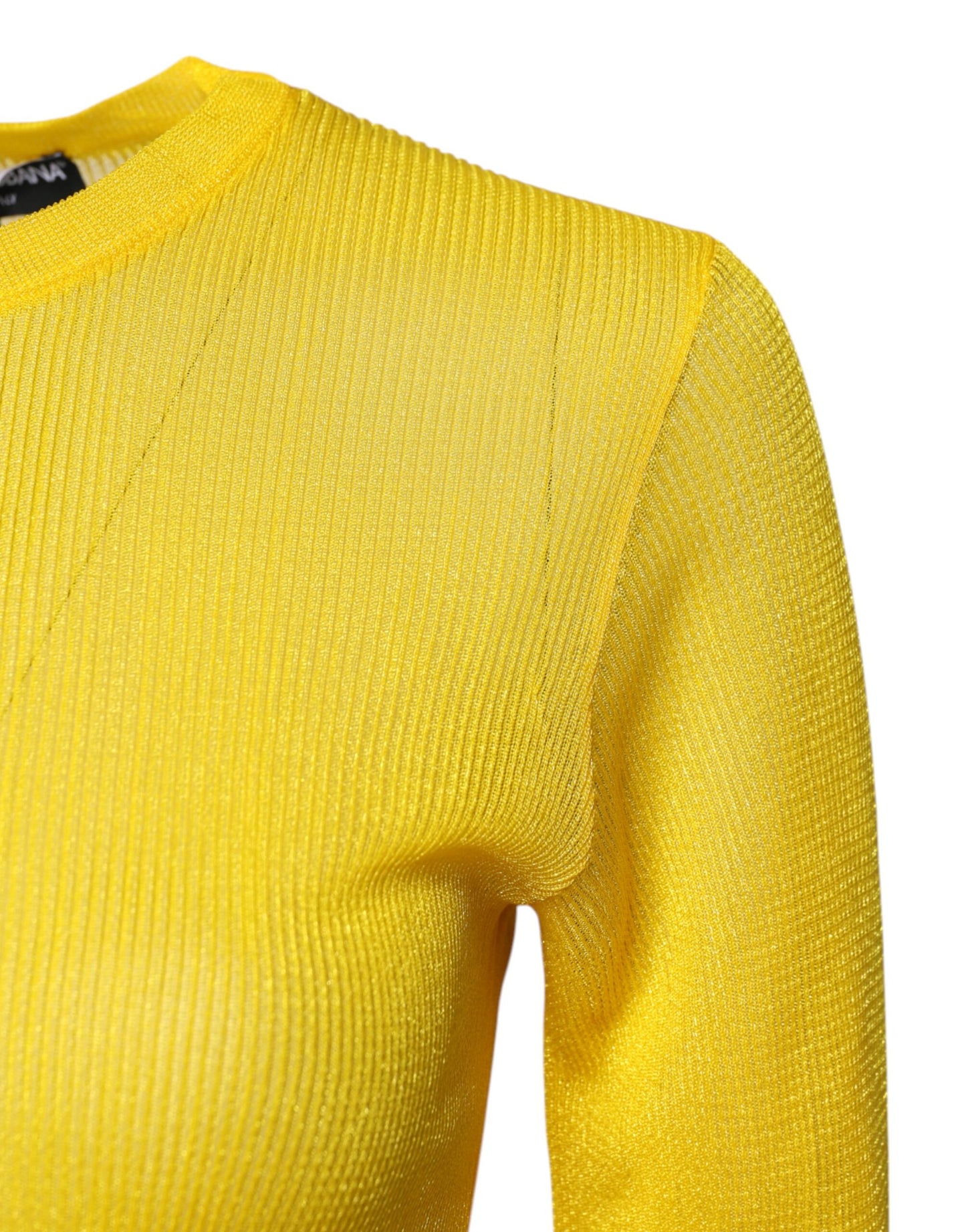 Suéter de poliéster amarillo para mujer
