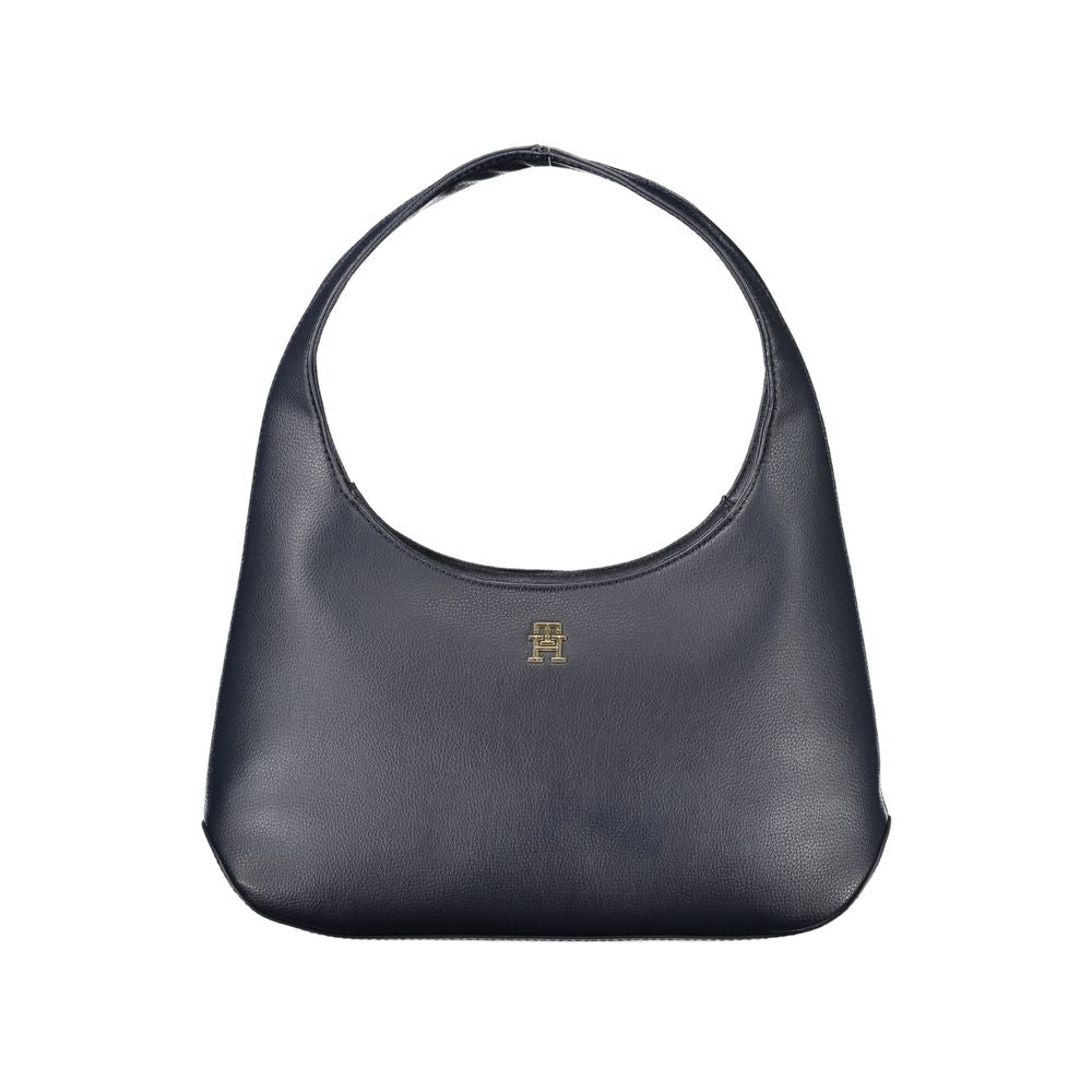 Sac à main en polyester bleu