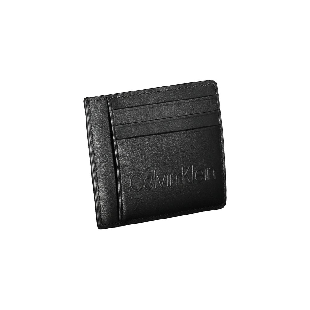 Cartera de polietileno negra para hombre