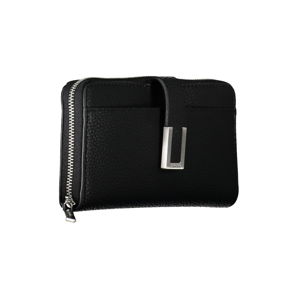Cartera de mujer de poliéster negro