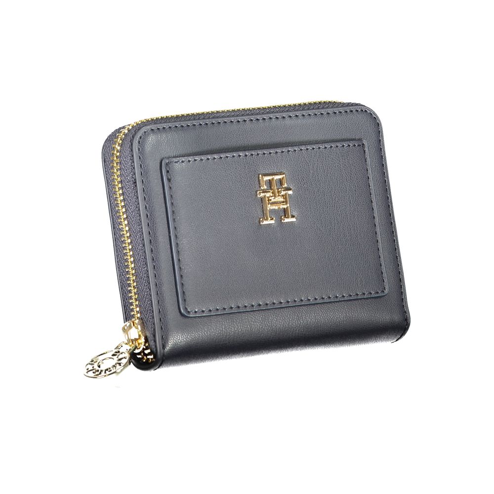 Cartera de polietileno azul