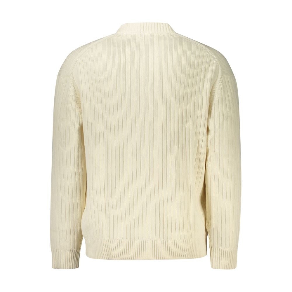 Suéter blanco de algodón para hombre