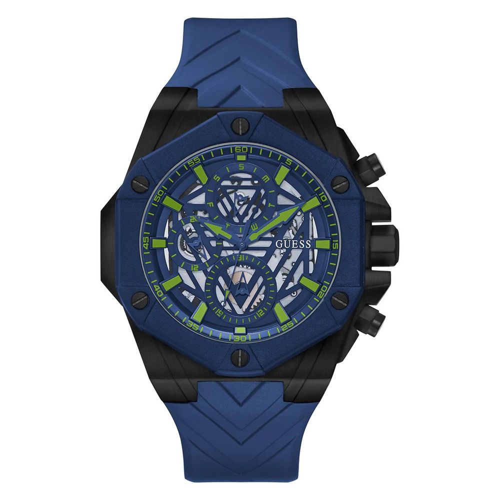 Montre synthétique bleue