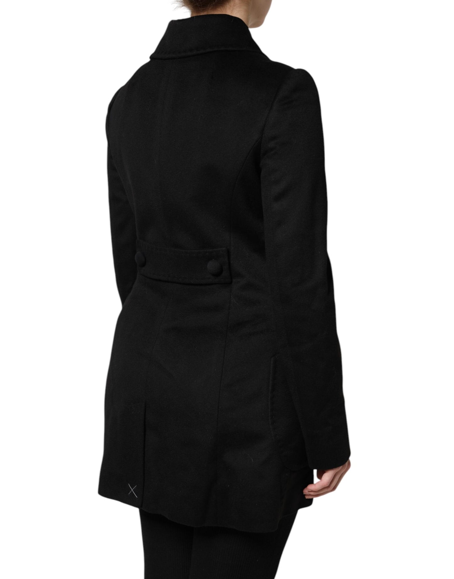 Chaqueta estilo blazer Sartoria Italiano de lana negra
