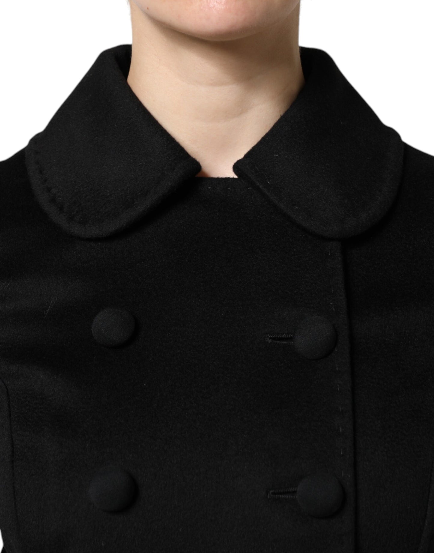 Chaqueta estilo blazer Sartoria Italiano de lana negra
