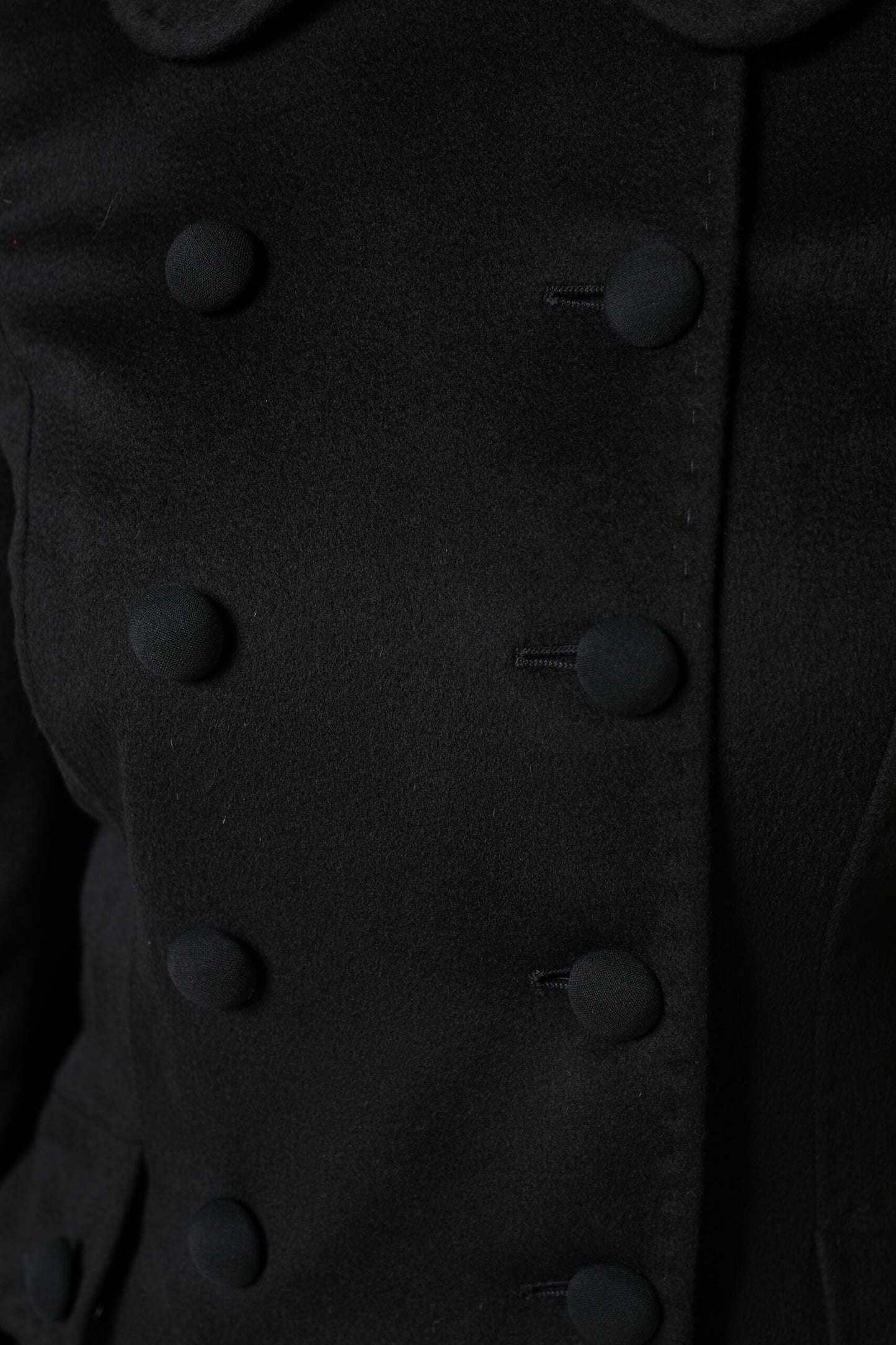 Chaqueta estilo blazer Sartoria Italiano de lana negra