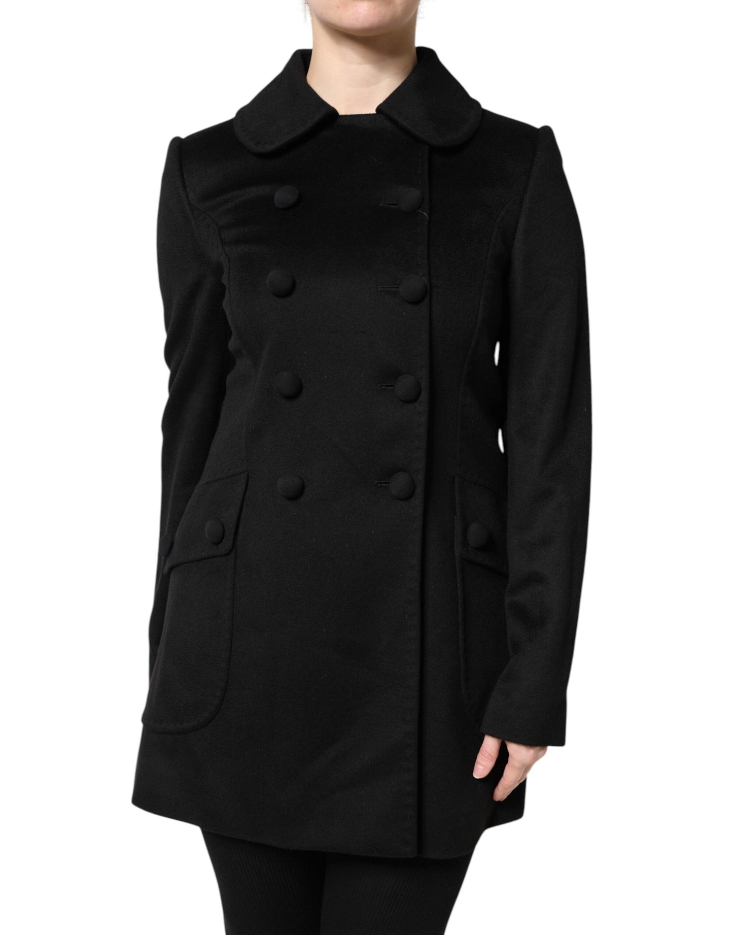 Veste blazer Sartoria Italiano en laine noire