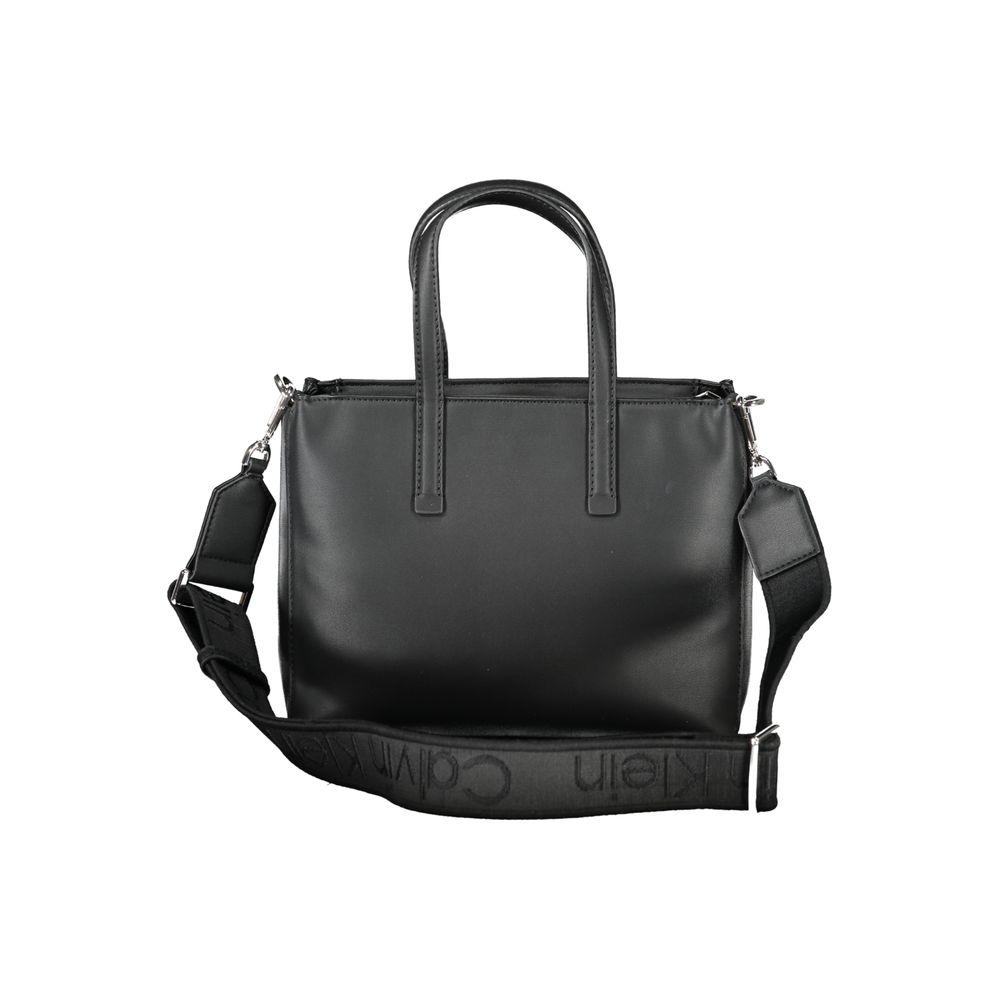 Sac à main femme en polyester noir