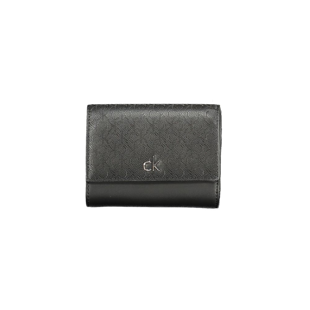 Cartera de mujer de poliéster negro