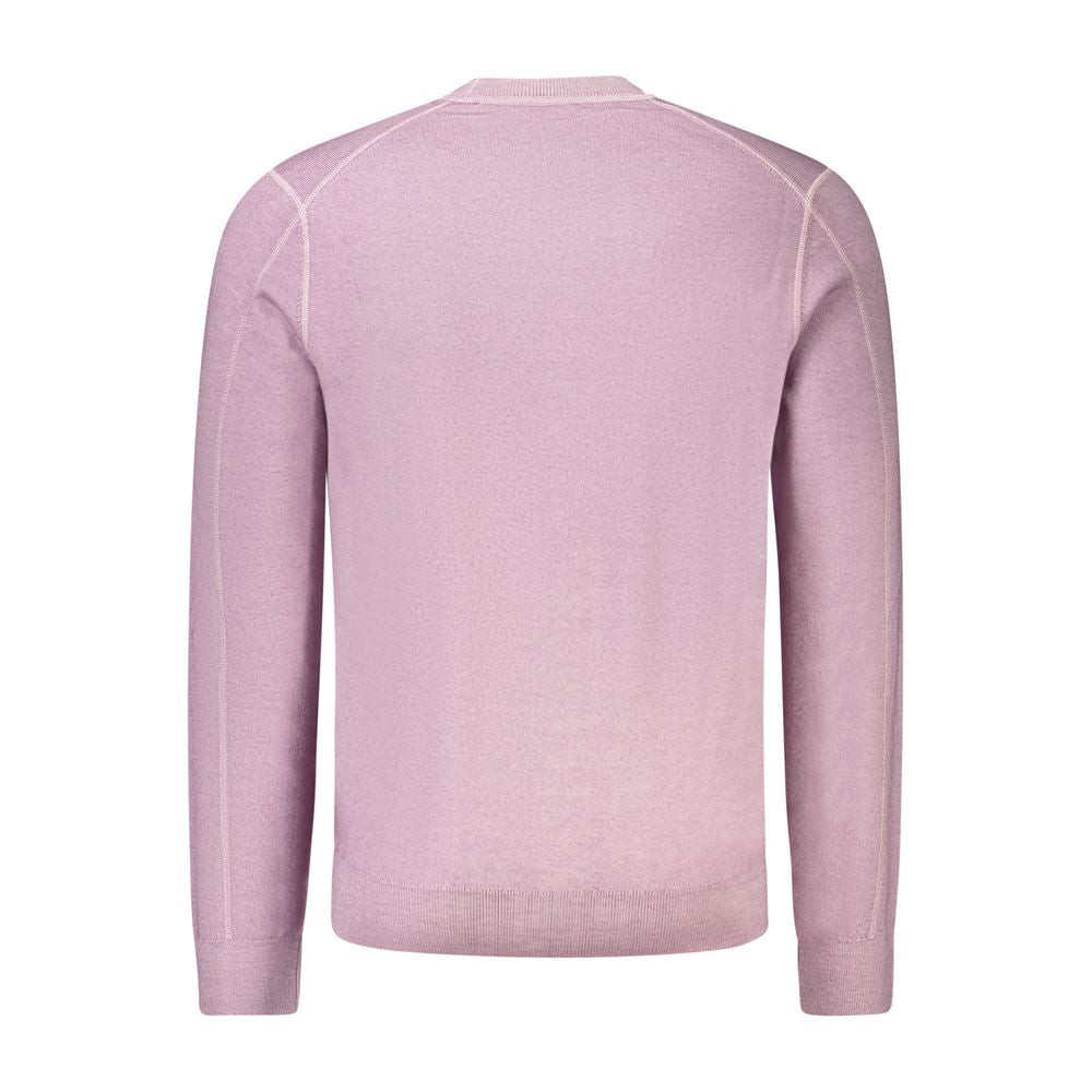 Pull homme en laine violette