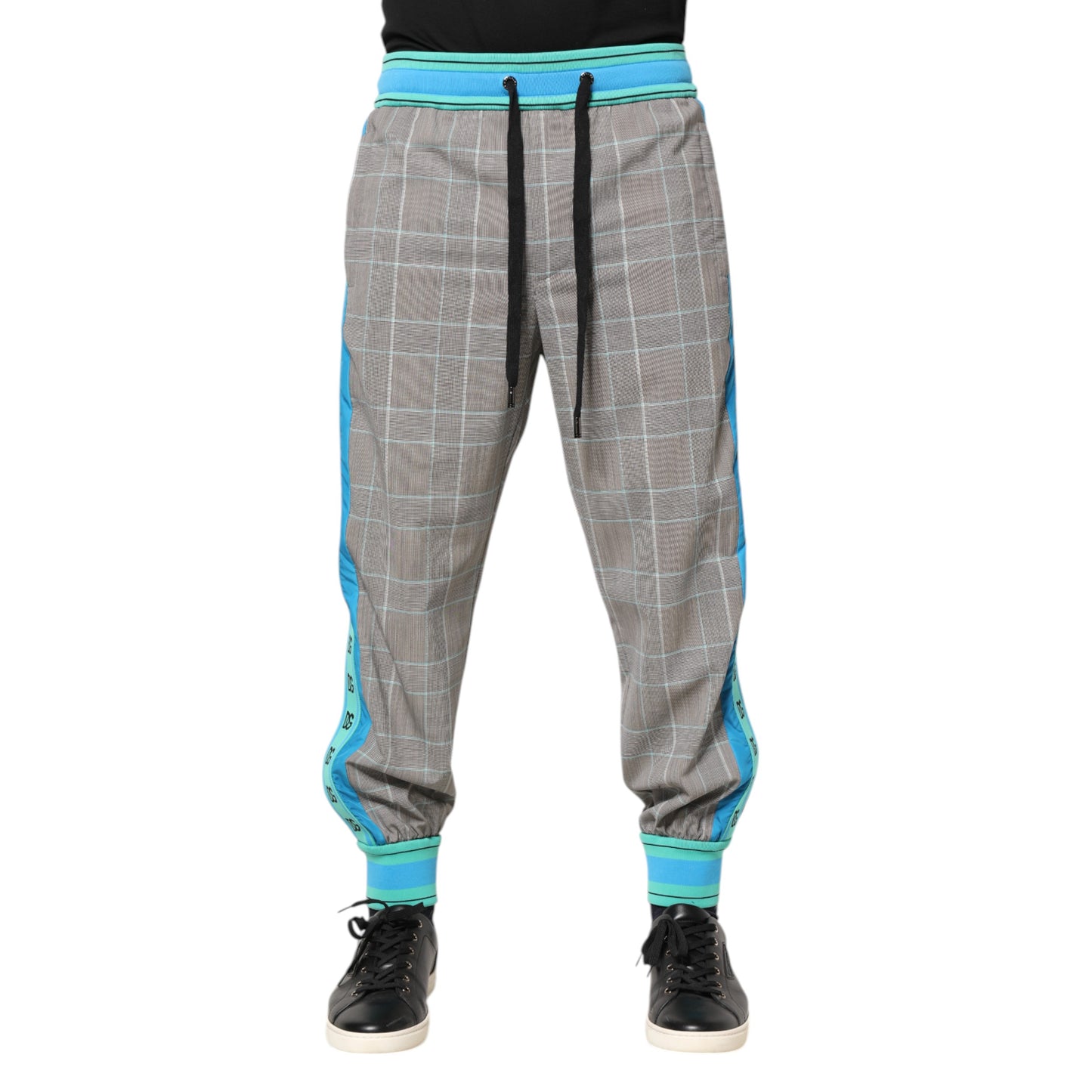 Pantalon de jogging multicolore en coton pour homme