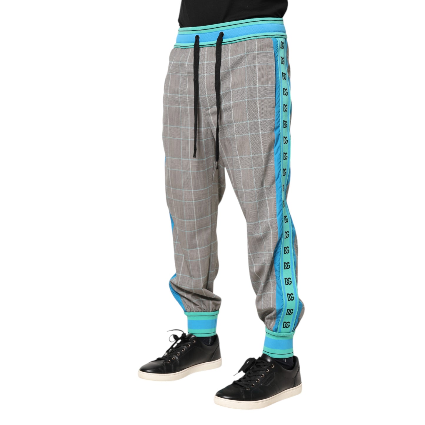 Pantalon de jogging multicolore en coton pour homme