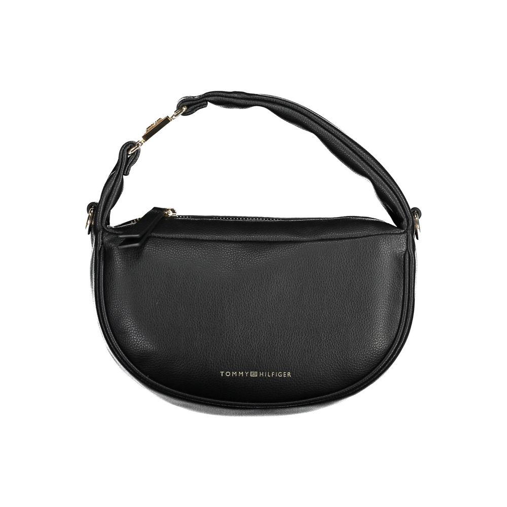 Sac à main en polyester noir