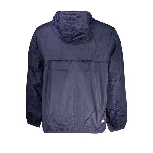 Chaqueta de poliamida azul para hombre