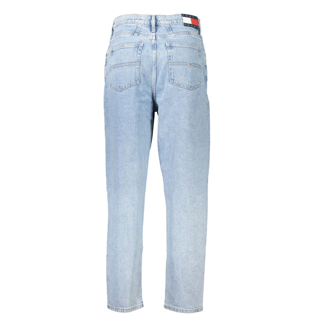 Jean femme en coton bleu clair