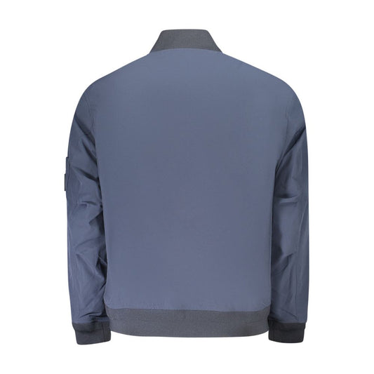 Chaqueta de poliamida azul para hombre
