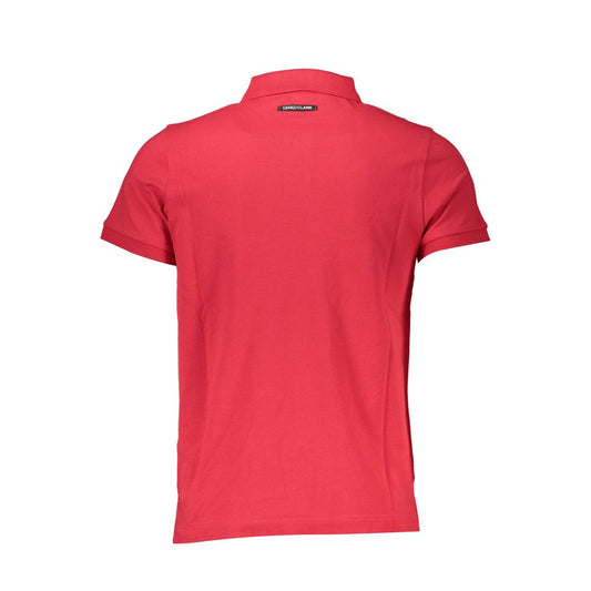 Red Cotton Polo Shirt