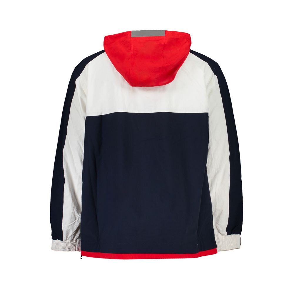 Chaqueta de poliamida azul