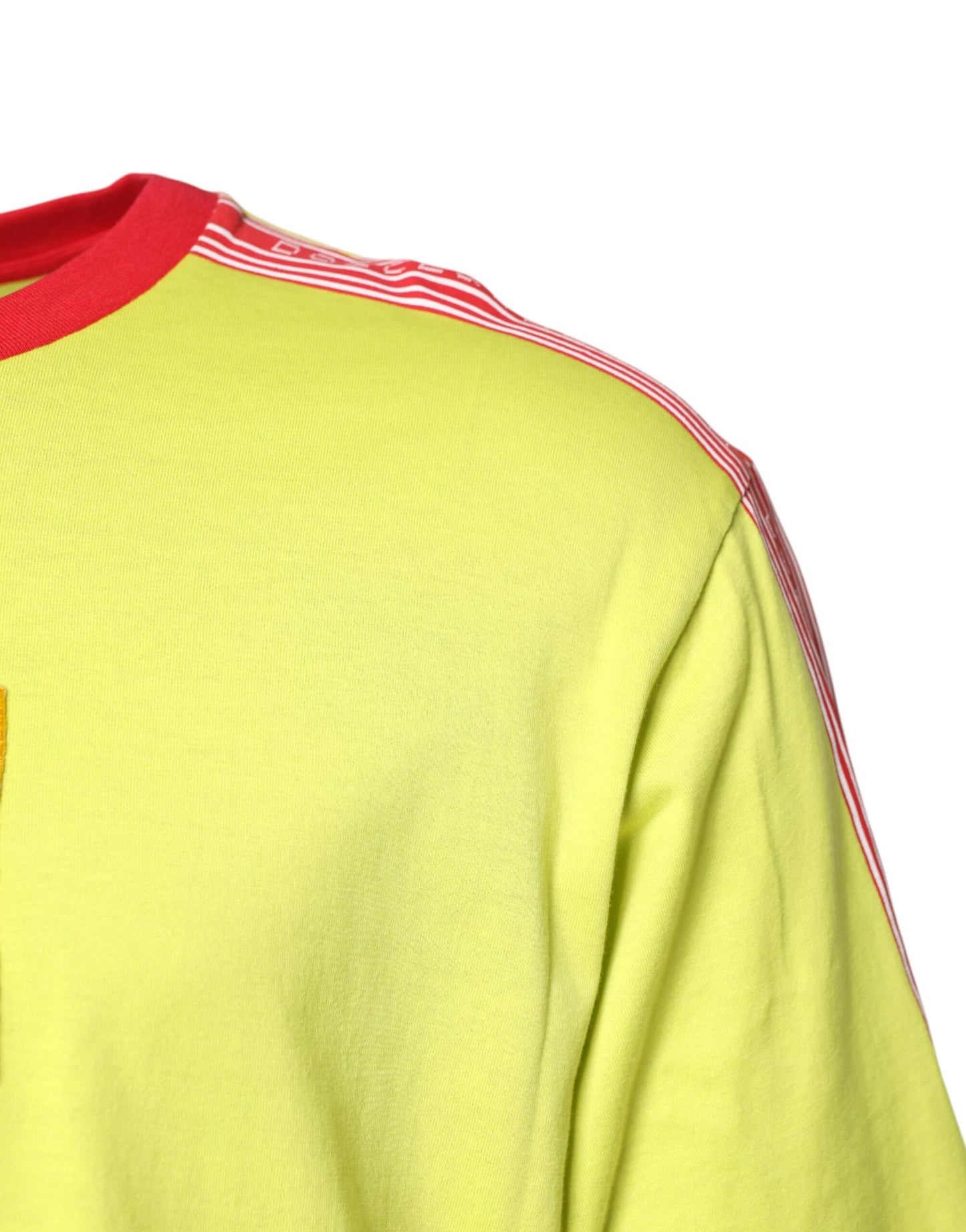 T-shirt ras du cou en coton vert 85 Patch