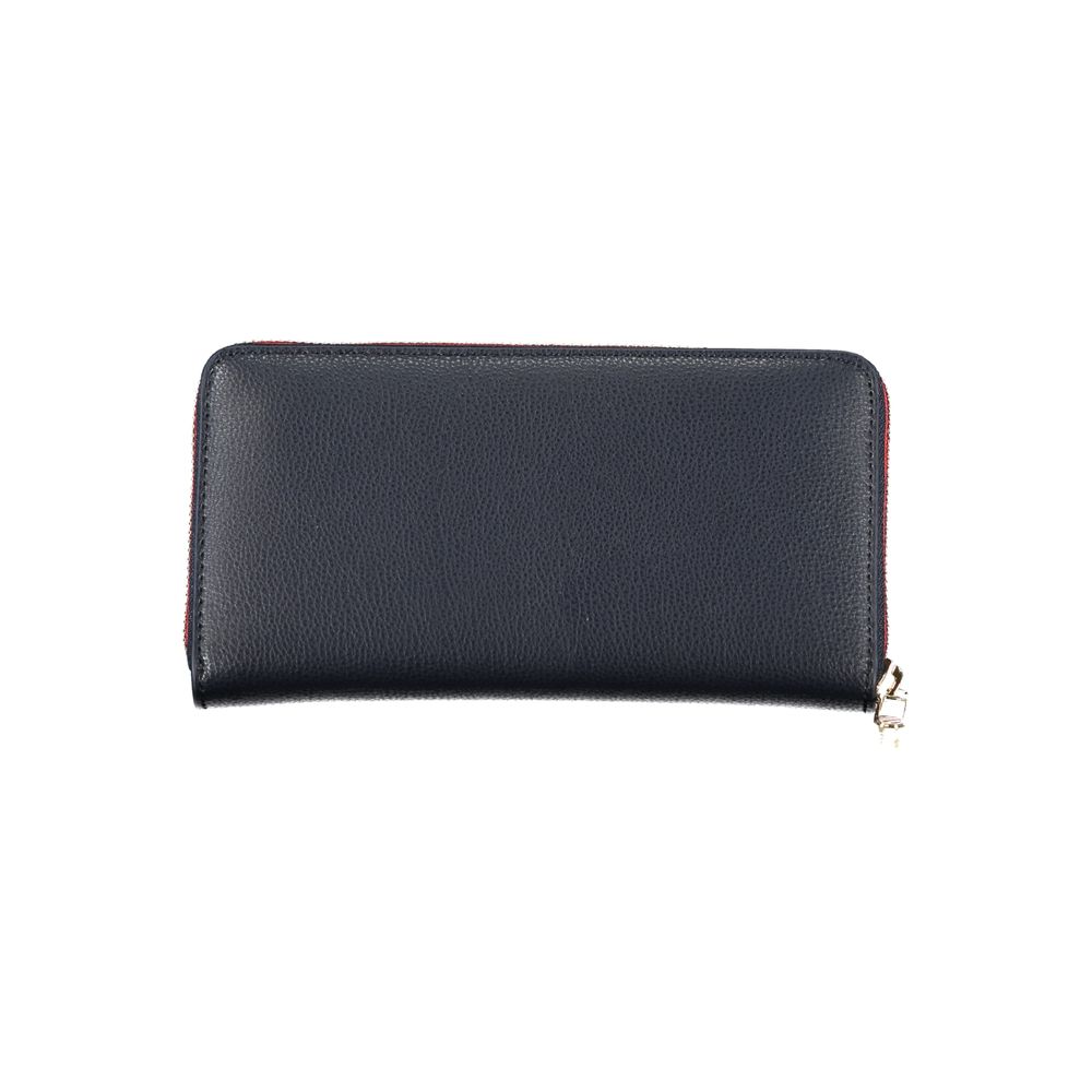Elegante cartera de diseño azul