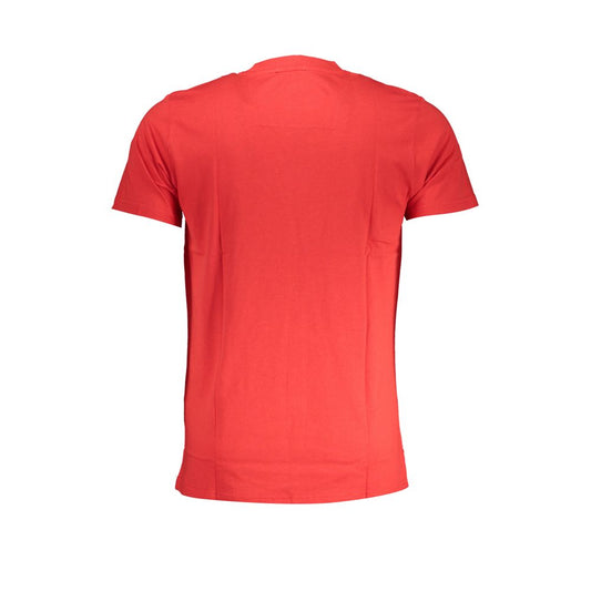 Camiseta roja de algodón