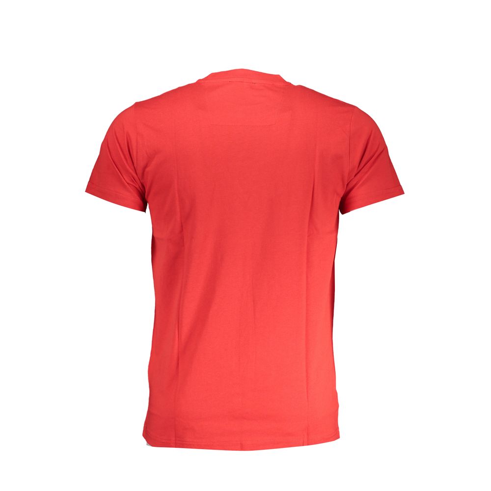 Camiseta roja de algodón