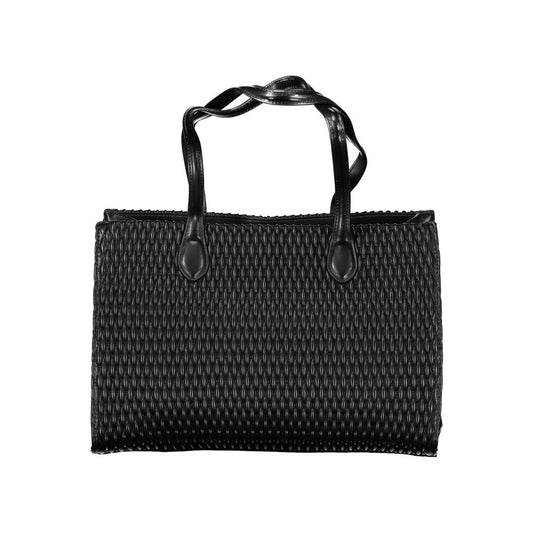 Sac à main noir en polyéthylène pour femme