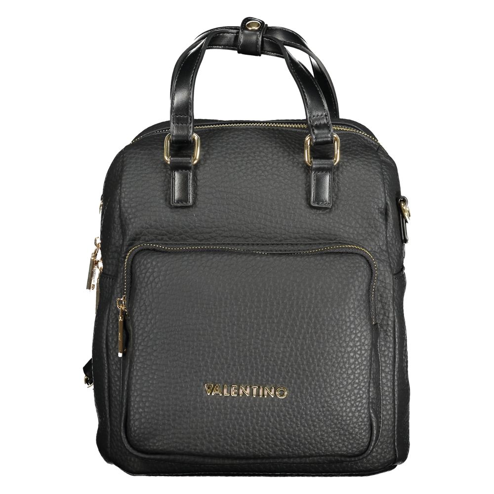Sac à dos noir en polyéthylène pour femme