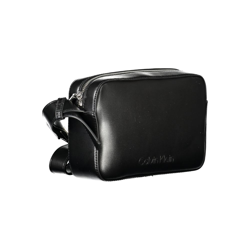 Sac à main femme en polyester noir