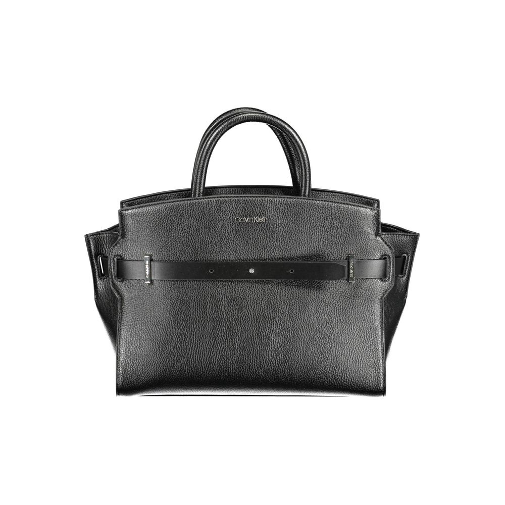 Sac à main noir en polyéthylène pour femme