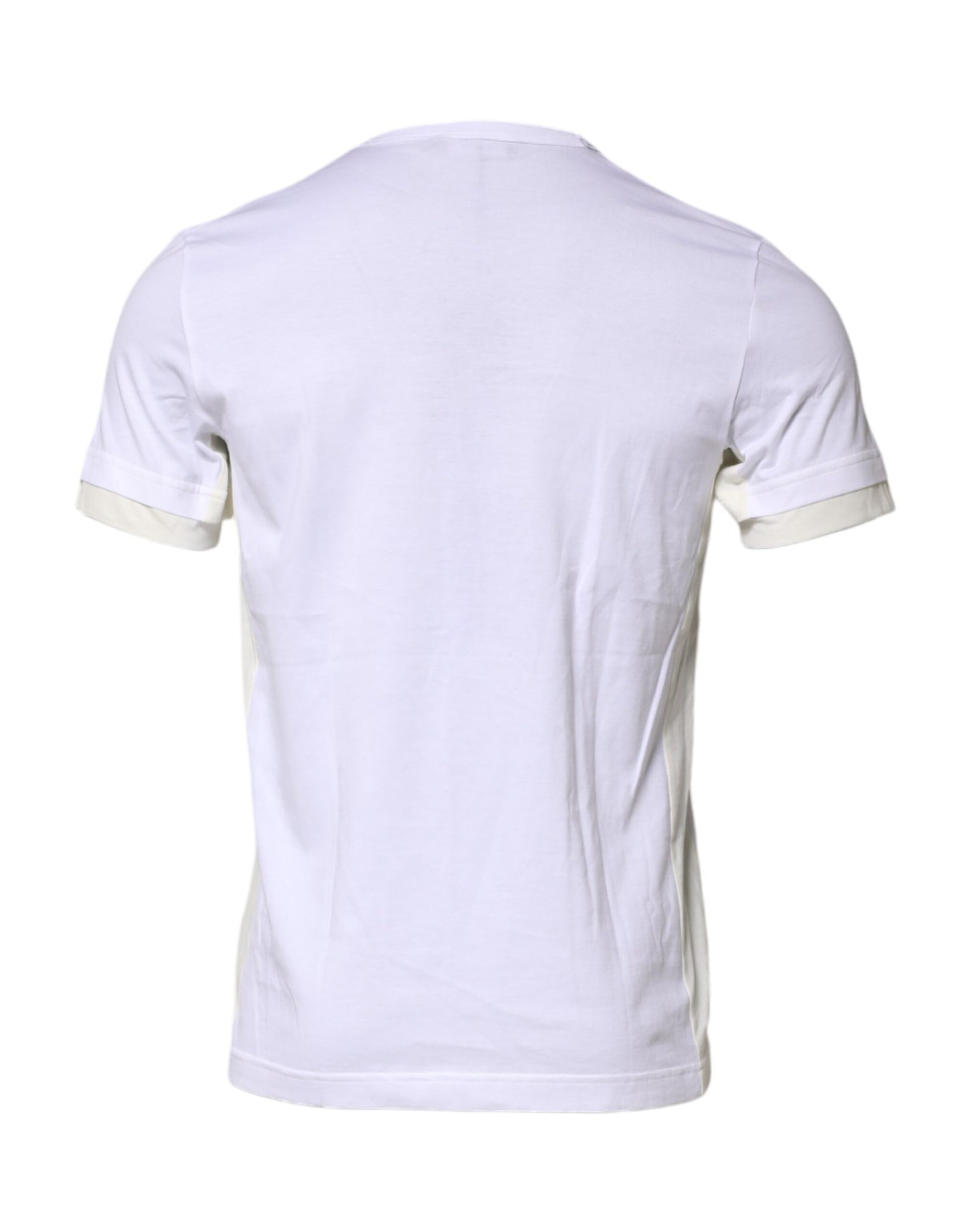 T-shirt à manches courtes en coton blanc avec poche