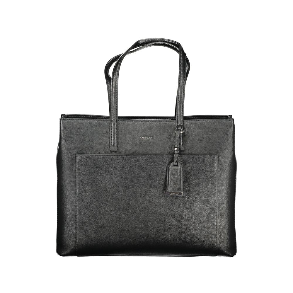 Sac à main noir en polyéthylène pour femme