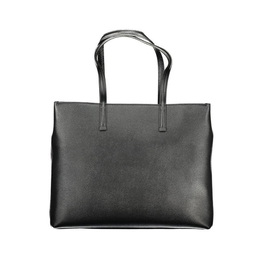 Sac à main noir en polyéthylène pour femme