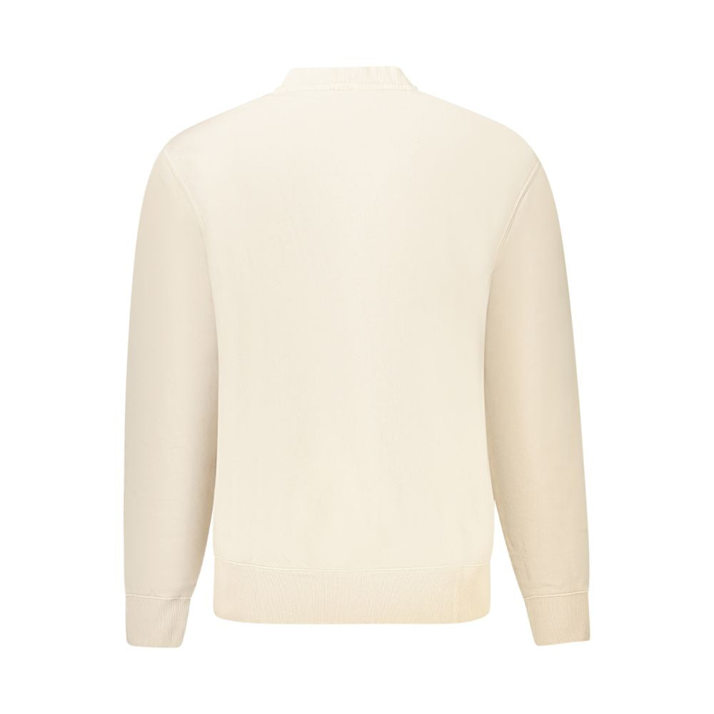 Pull homme en coton beige