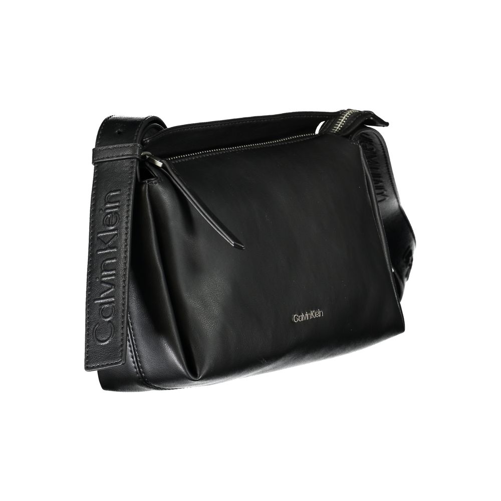 Sac à main en polyester noir