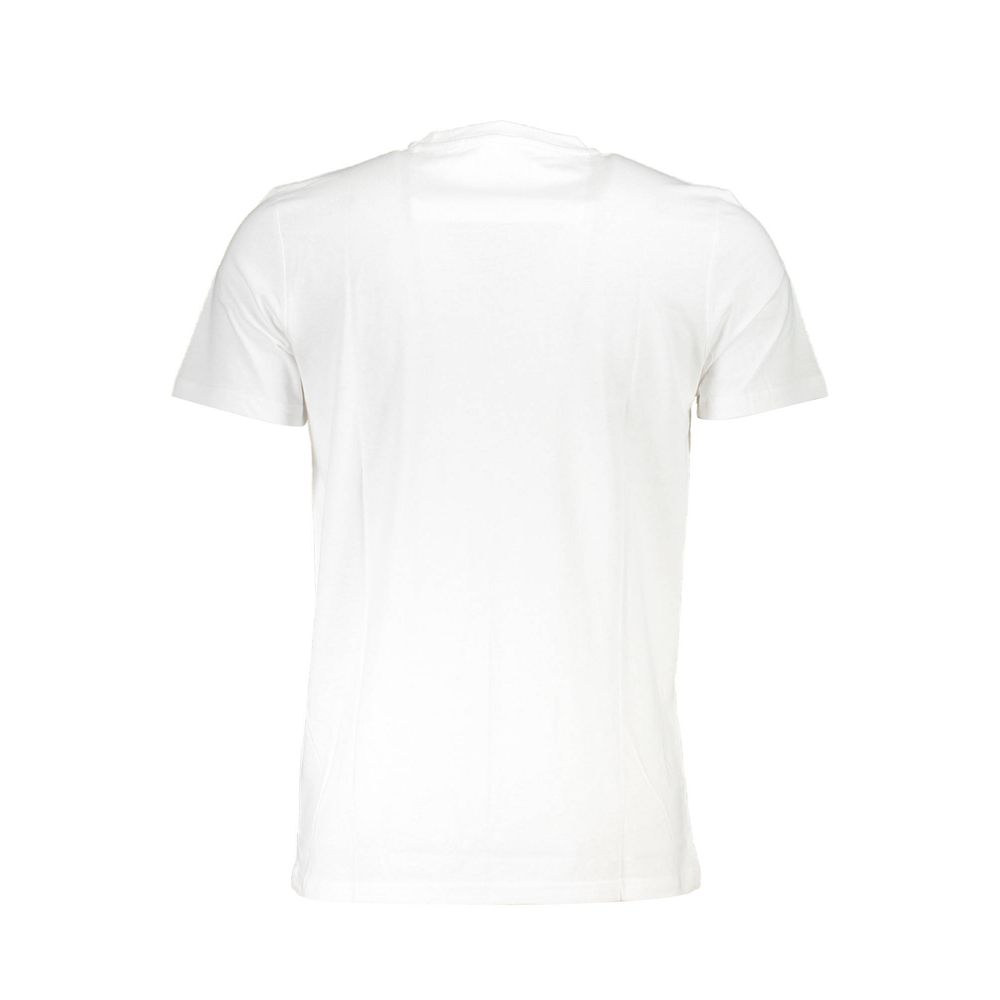 Camiseta blanca de algodón para hombre
